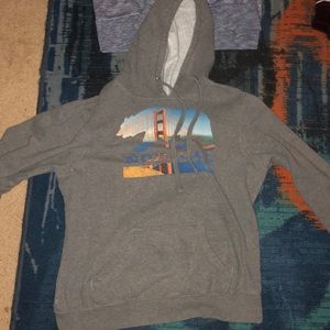 north cal grey hoodie